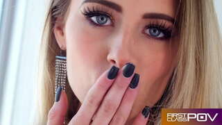 Schlanke Schönheit Kyler Quinn Fucked In POV