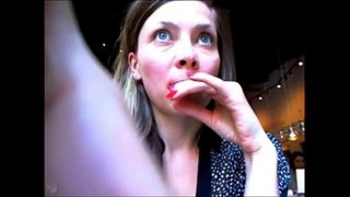 Masturbating in a coffeshop