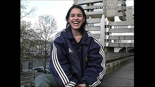 Sexy morena adolescent càsting