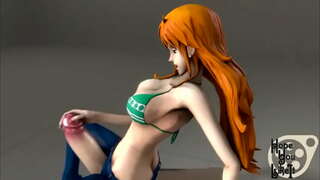Nami futanari 3D SFM unha peza