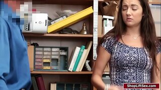 LP officer licked and fucked Lily Adams wet pussy in doggystyle